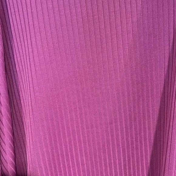 Zara Trafaluc Purple Ribbed Asymmetrical Skirt Small - Picture 3 of 5